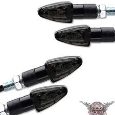 4x LED Mini Blinker schwarz