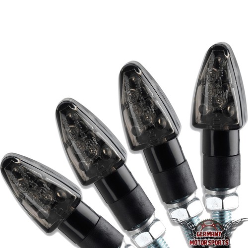 Led mini blinker schwarz - 4x,